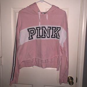 PINK cropped hoodie